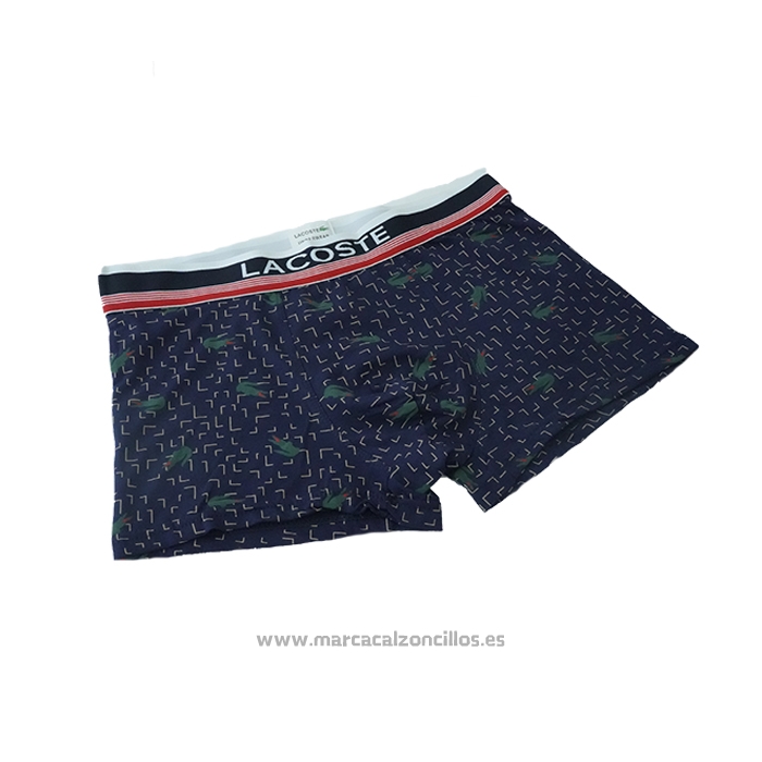 Boxer Lacoste Hombre Prints Colors Violeta Verde